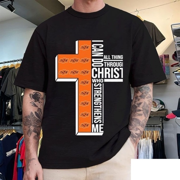 OSU Oregon State Beavers I Can Do All Things Through Christ Shirt - Picture 1 of 4